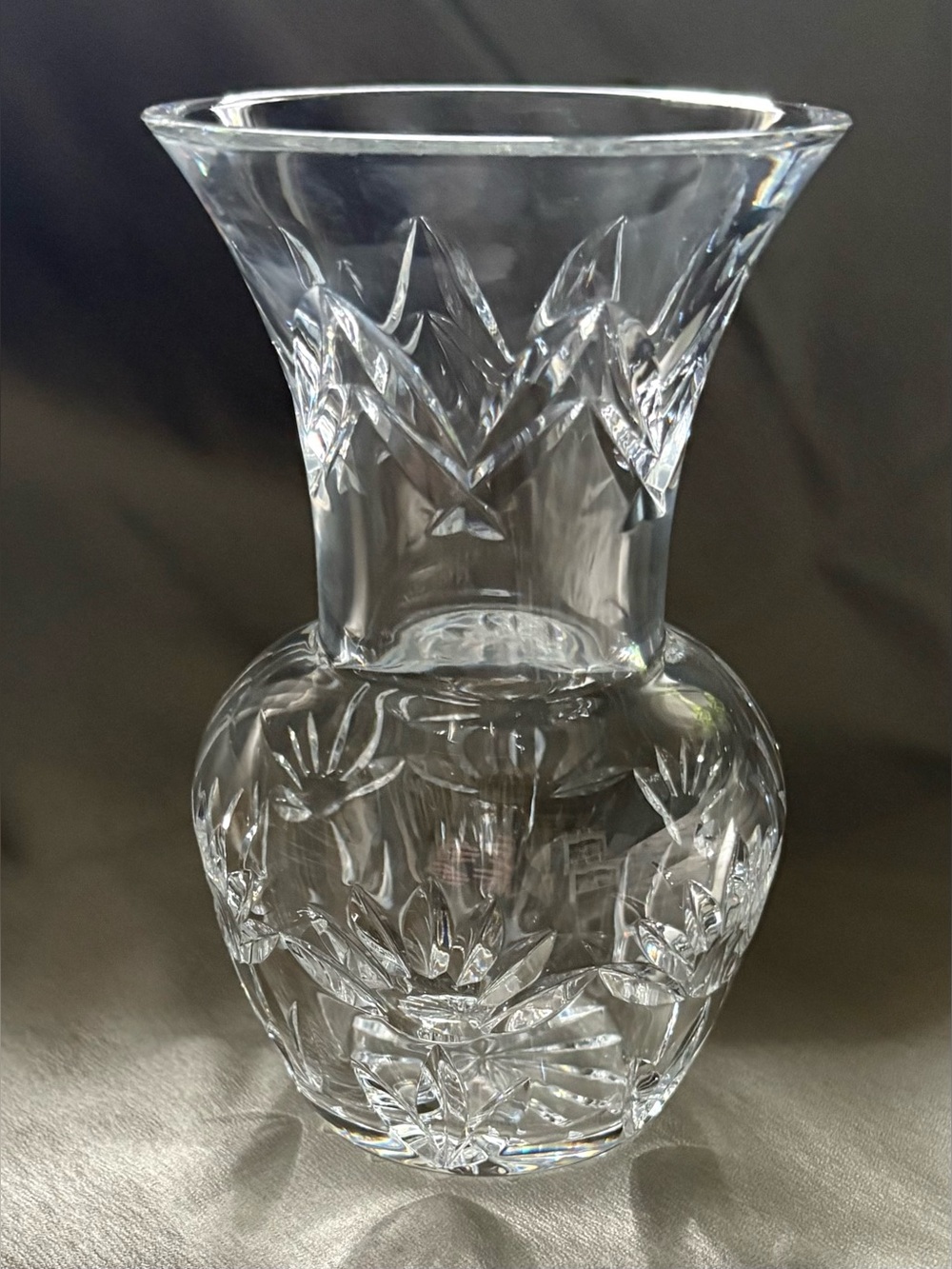 WATERFORD Genuine Retired Piece Crystal Vase 6 inch Excellent Condition!